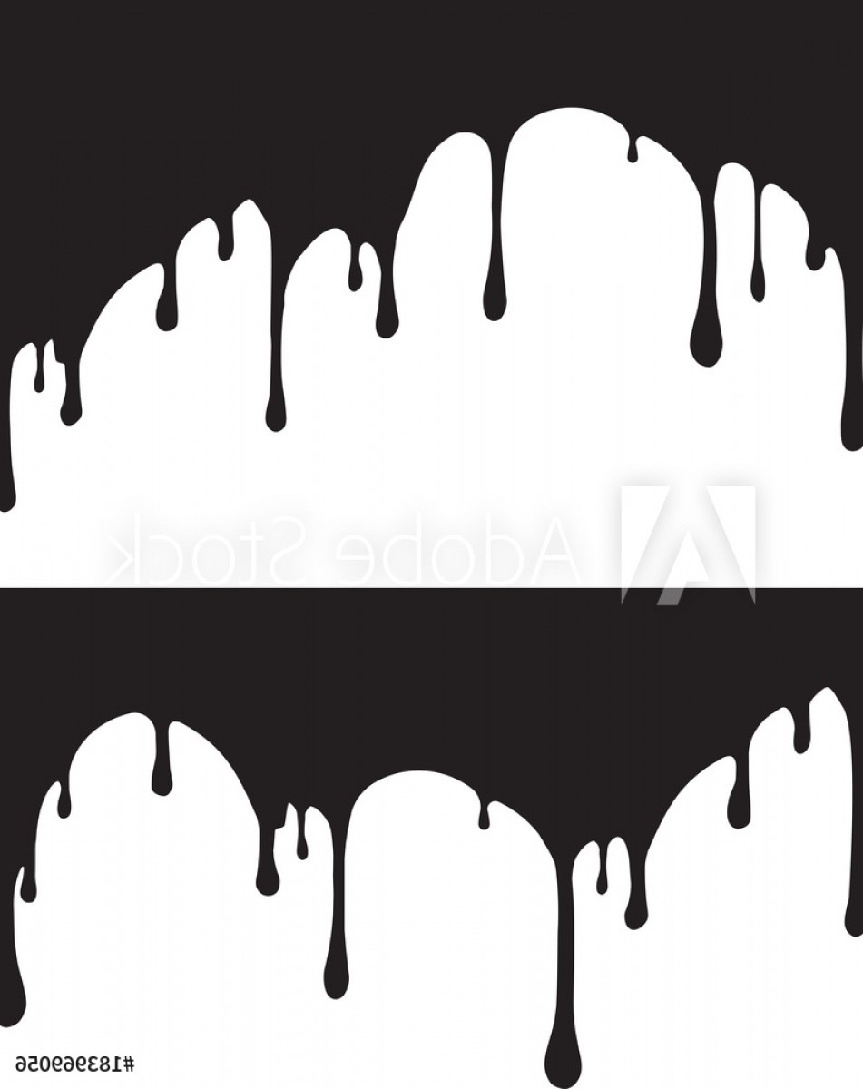 951x1200 Dripping Paint Vector Illustration Studiogrfx
