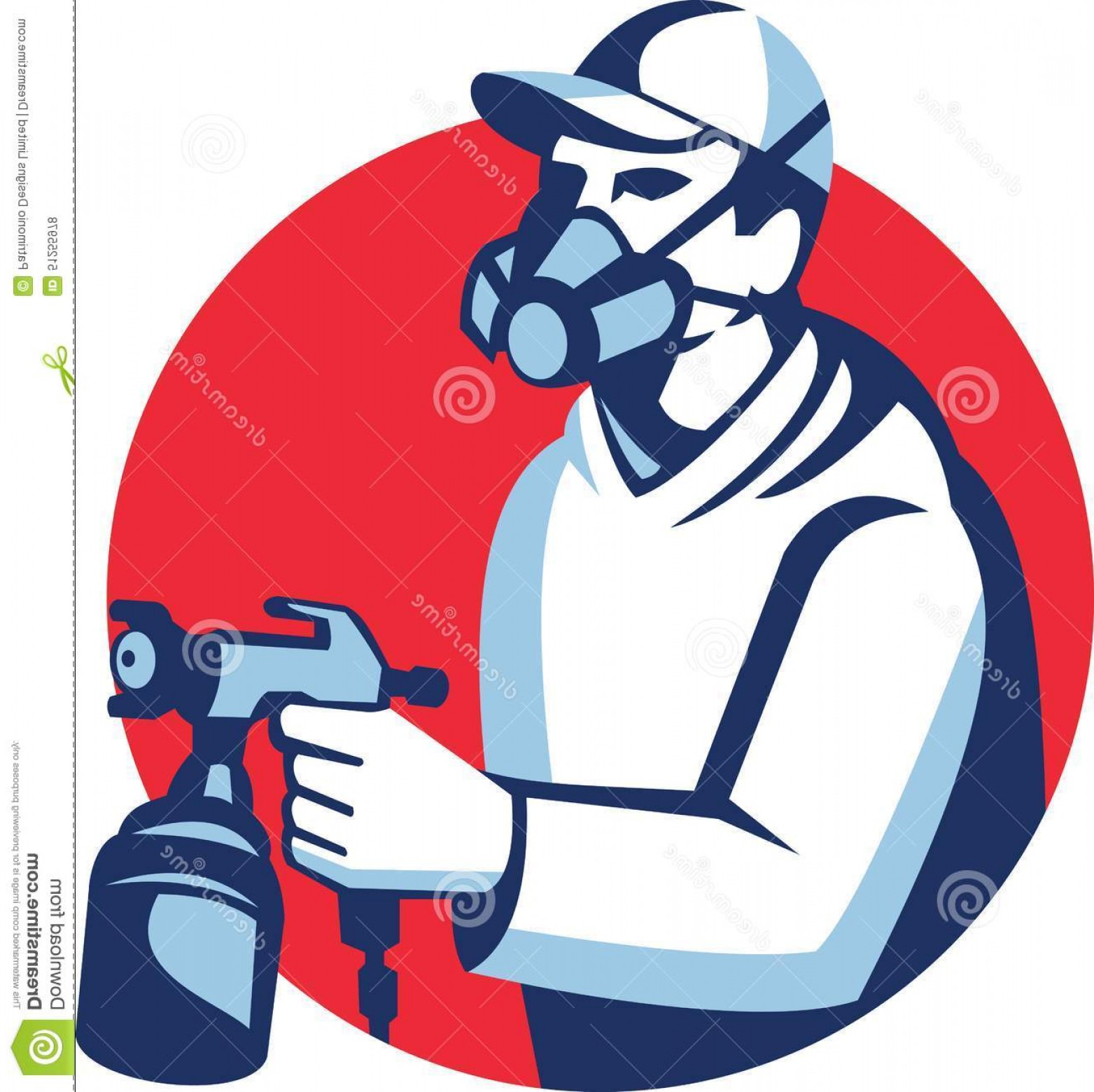 1563x1560 Paint Gun Vector Art Cultracing