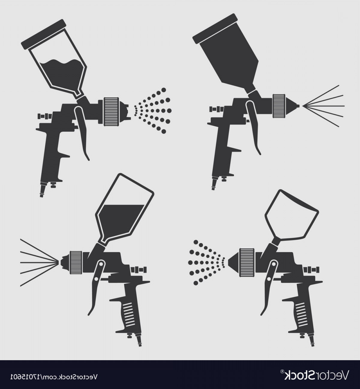 1200x1296 Spray Gun Vector Lamaison