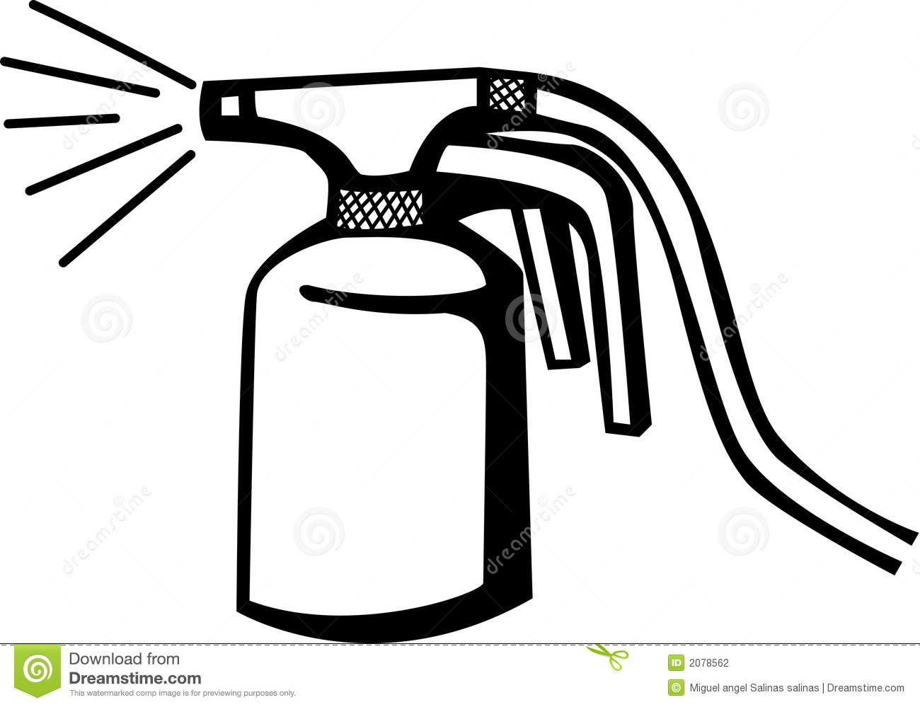 1300x999 Spray Paint Gun Clipart