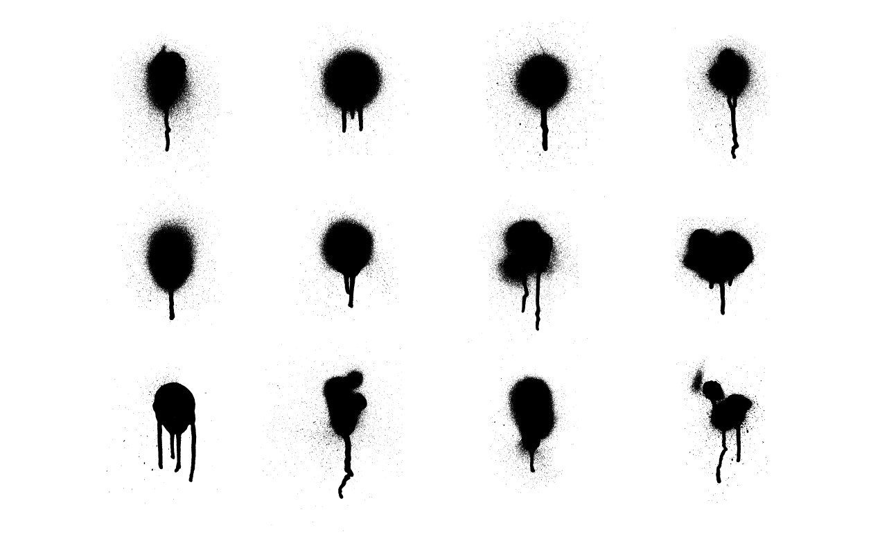 1270x778 Spray Paint Drip Vector Images