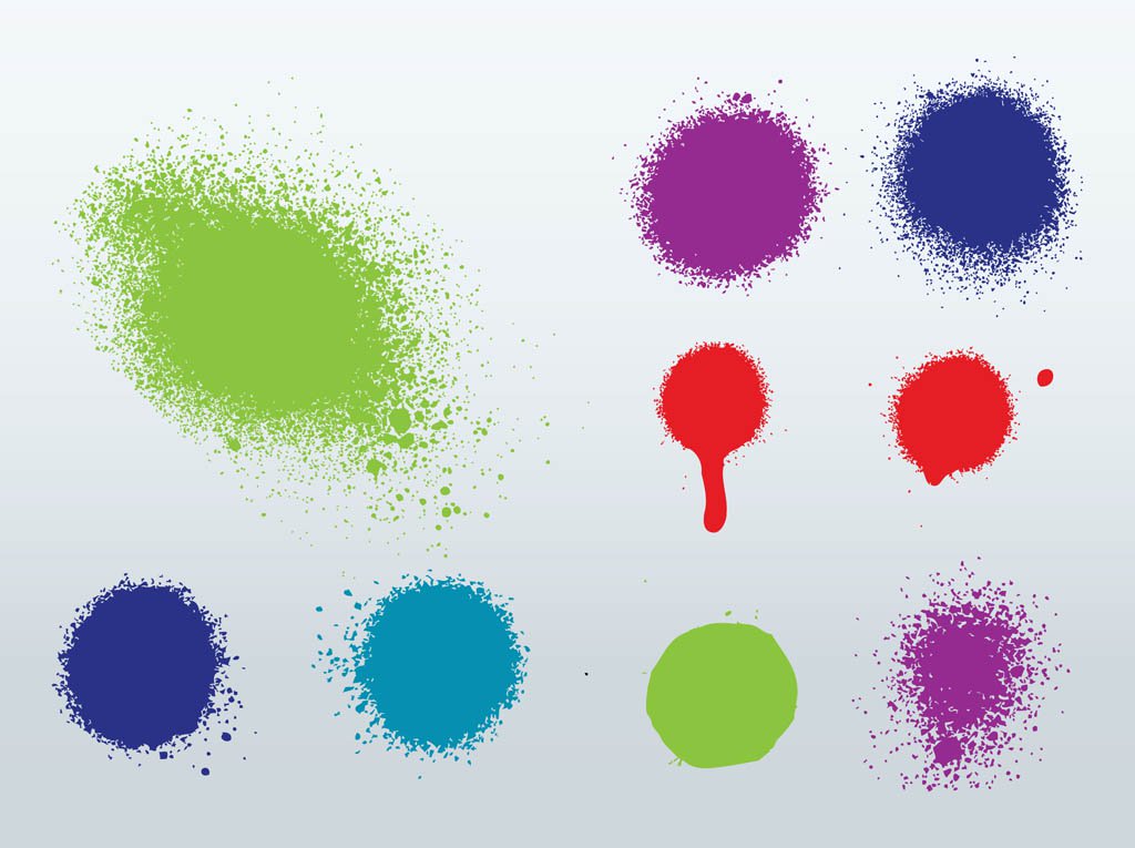 1024x765 Spray Splatter Vector Vector Art Graphics