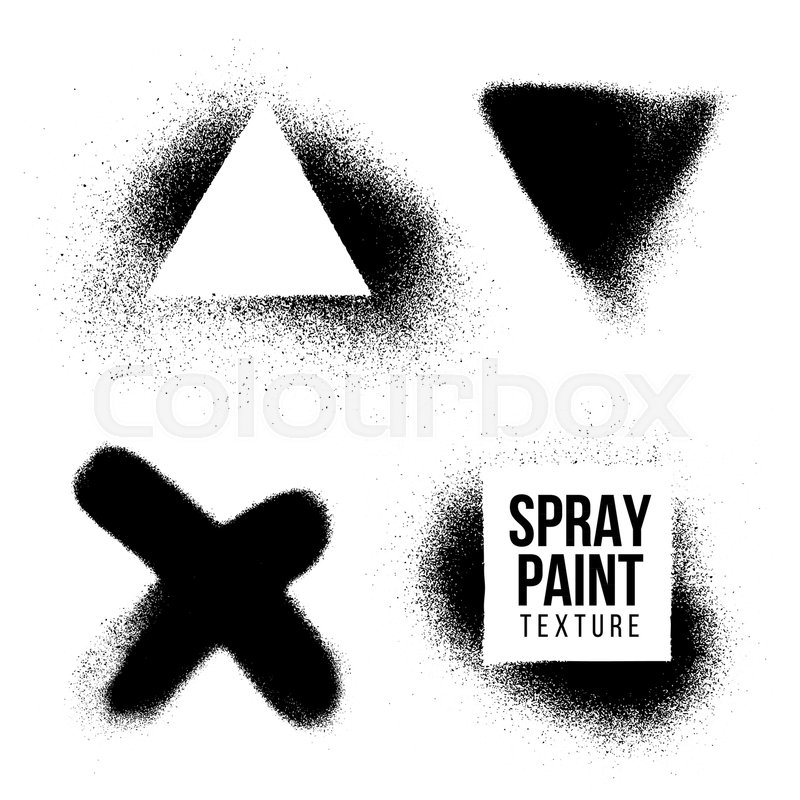 800x800 Vector Various Shape Black Monochrome Stock Vector Colourbox