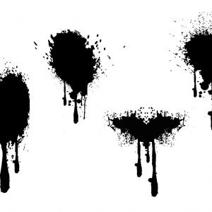 300x300 Spray Paint Drips Grunge Vectors Createmepink