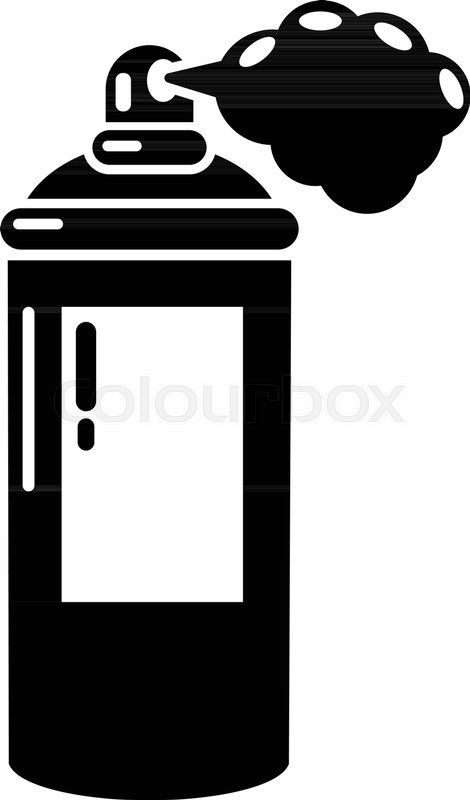 470x800 Spray Paint Icon Simple Illustration Stock Vector Colourbox