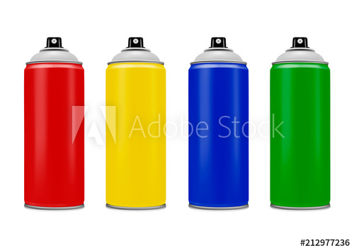 500x354 Spray With Paint Spray Paint Vector Illustration