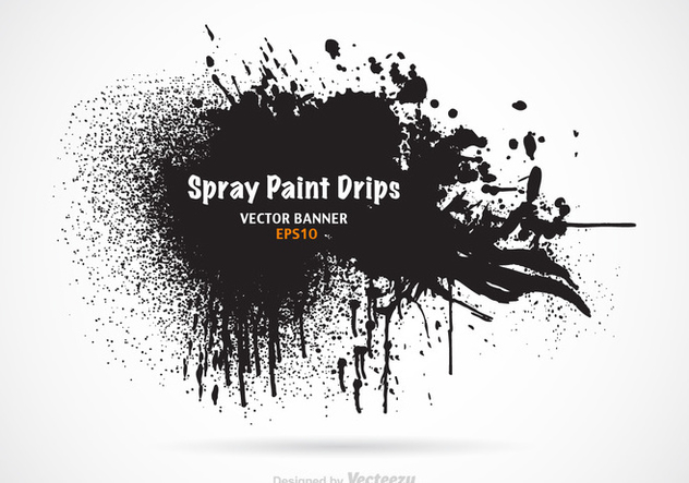 632x443 Free Spray Paint Drips Vector Banner Free Vector Download