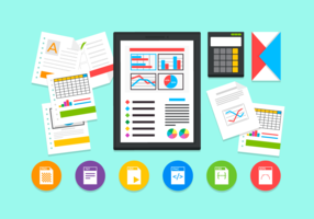 286x200 Spreadsheet Free Vector Art