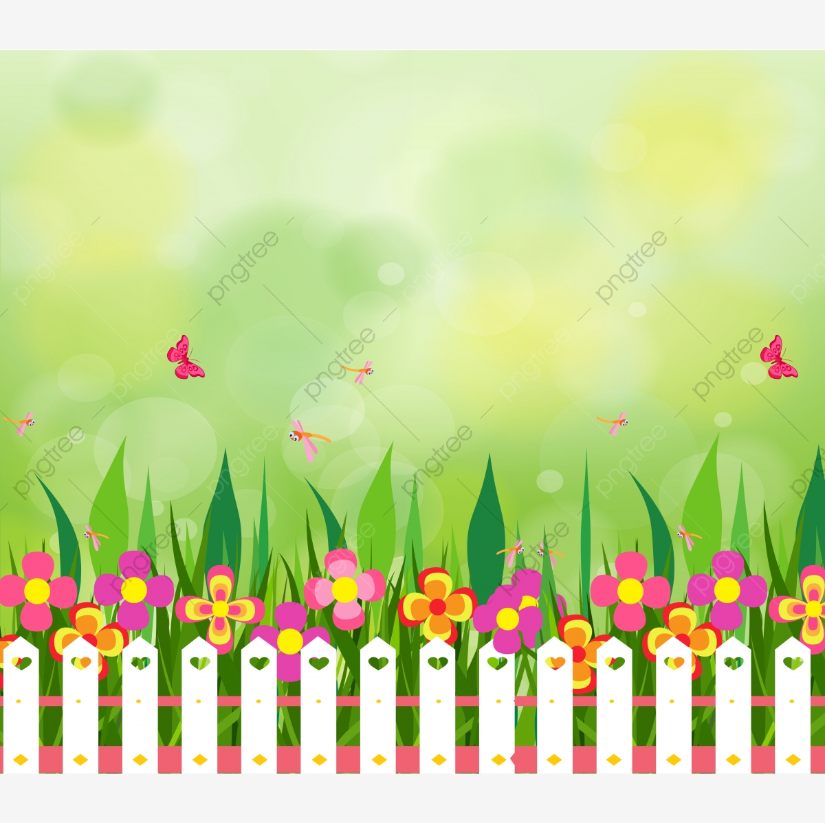 1200x1197 Spring Background With White Grass, Spring, Hello, Backgrounds Png