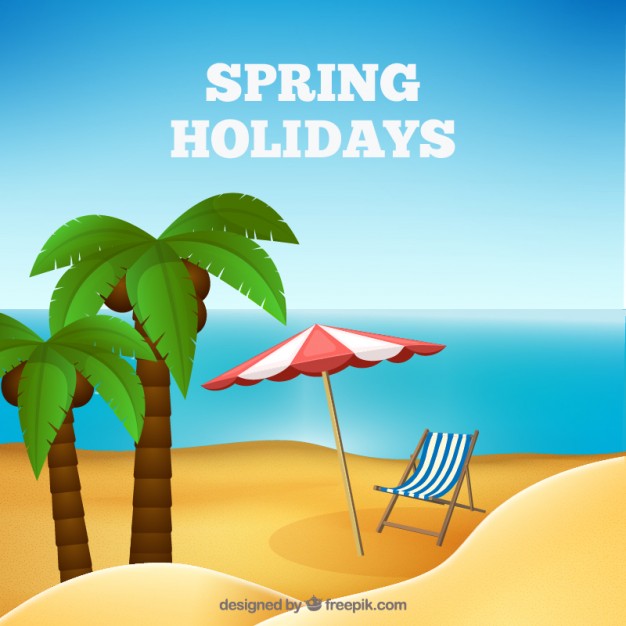 626x626 Spring Break Background Vector Free Download