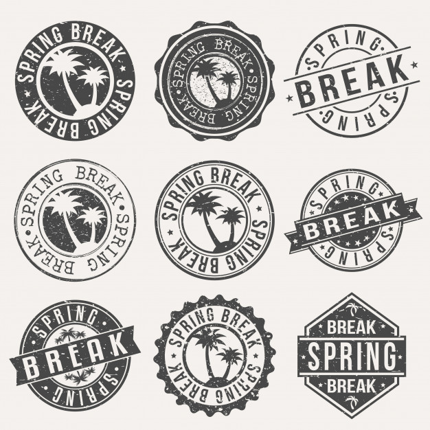 626x626 Spring Break Vacations Vector Premium Download