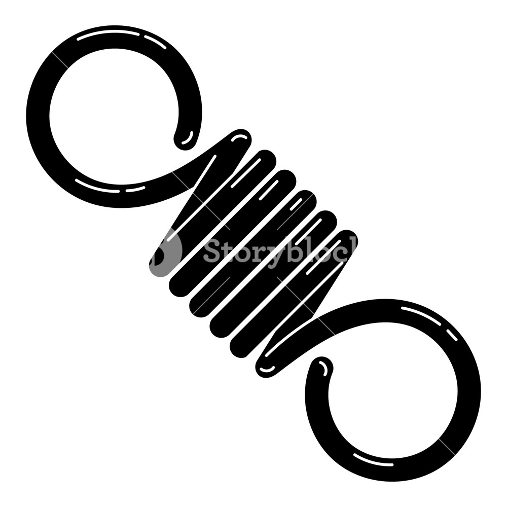1000x1000 Hook Metal Spring Icon Simple Illustration Of Hook Metal Spring