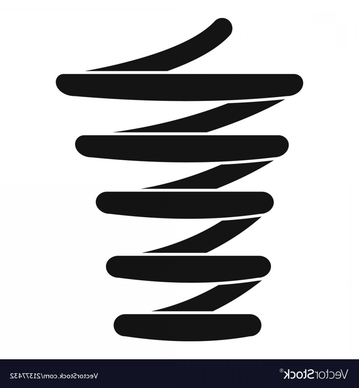 1200x1296 Spiral Spring Icon Simple Style Vector Catchsplace