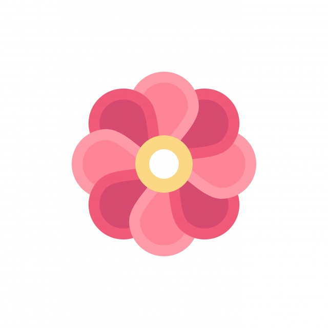 640x640 Flower Nature Plant Spring Flat Color Icon Vector Icon Bann