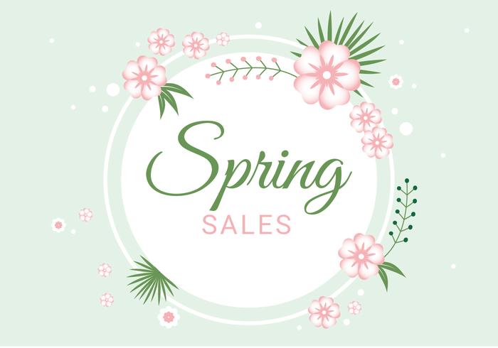 Spring Sale Free Vector Art 700x490 Spring Sale Free Vector Art