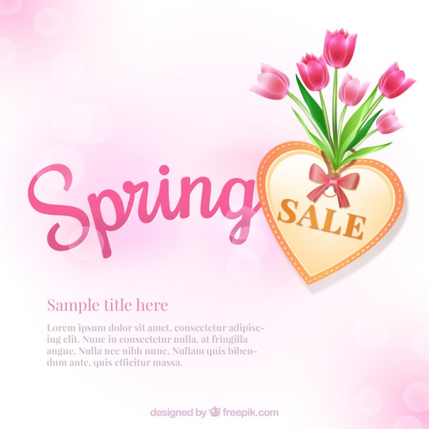 Spring Sale Background Vector Free Download 626x626 Spring Sale Background Vector Free Download