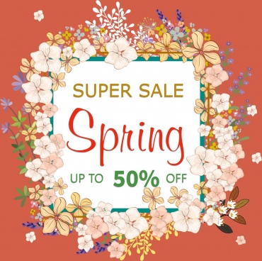Spring Sale Free Vector Download 370x368 Spring Sale Free Vector Download