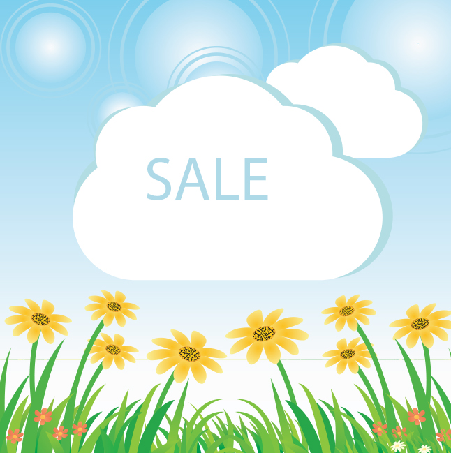 Free Vector Spring Sale Background Vector Art Graphics 646x649 Free Vector Spring Sale Background Vector Art Graphics