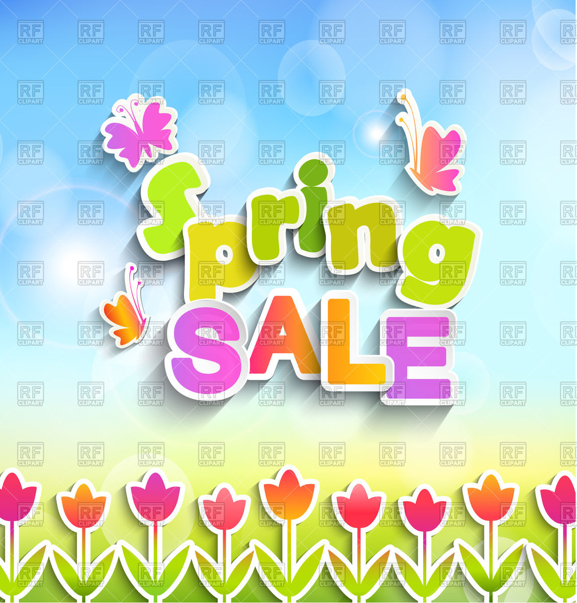 Inscription Spring Sale On Background Paper With Butterfly 1148x1200 Inscription Spring Sale On Background Paper With Butterfly