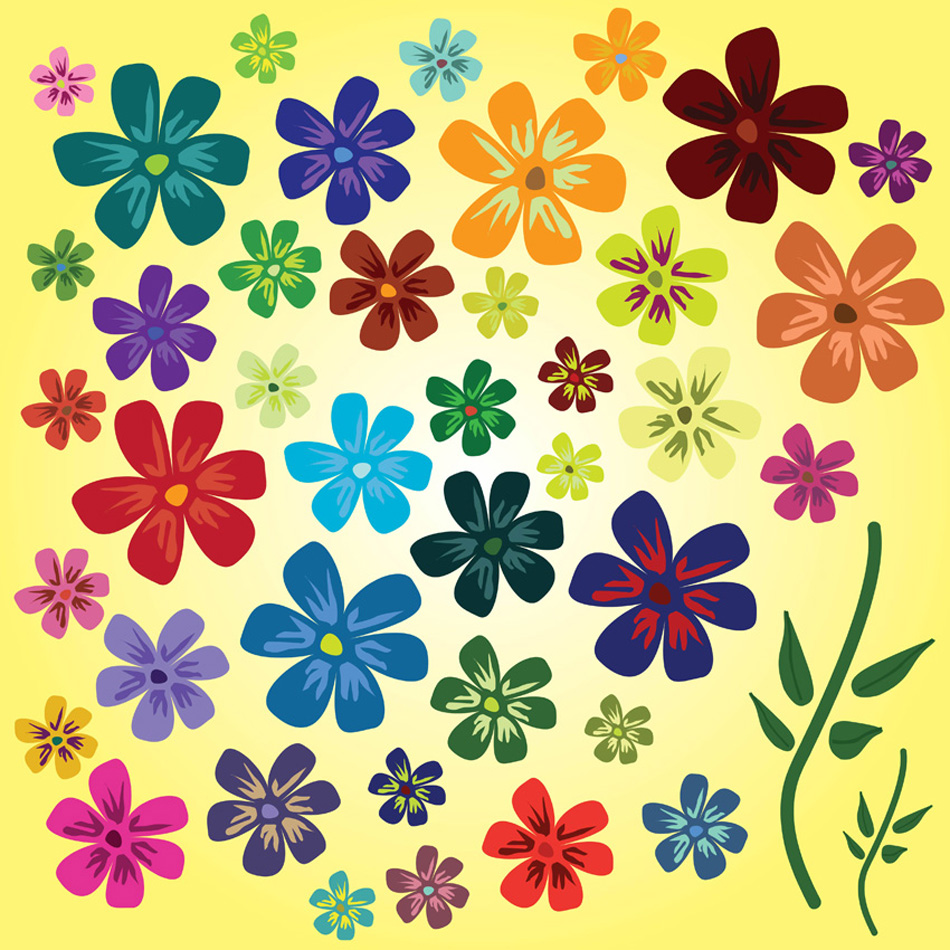 Free Spring Vectors 950x950 Free Spring Vectors