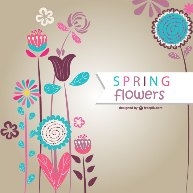 626x626 Spring Flowers Vectors Free Vector Graphics Everypixel