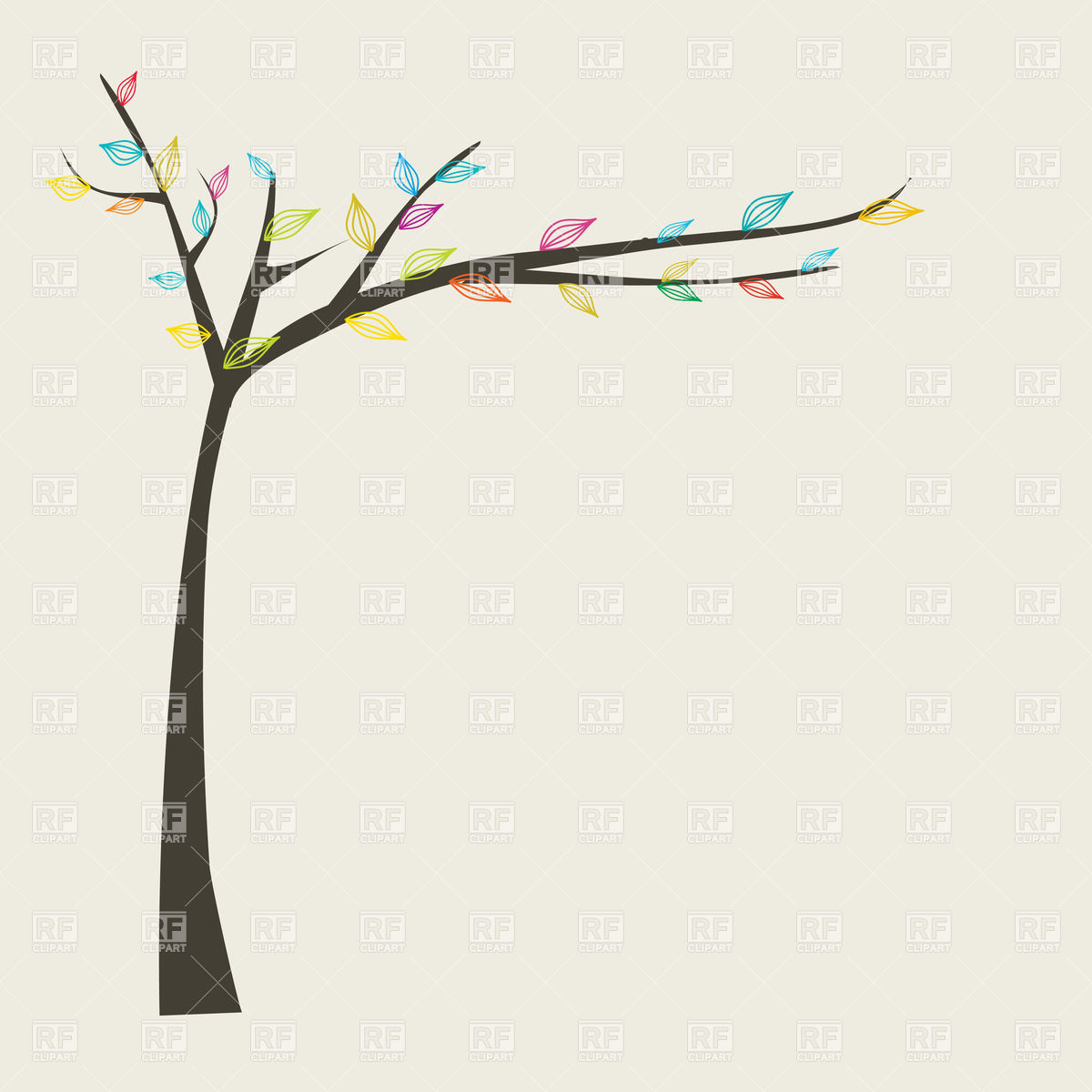 1200x1200 Thin Spring Tree Vector Image Of Plants And Animals Mcherevan