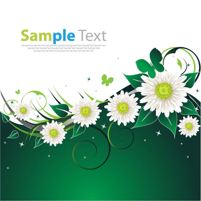640x640 Free Vectors Spring Flowers Swirling Floral Background