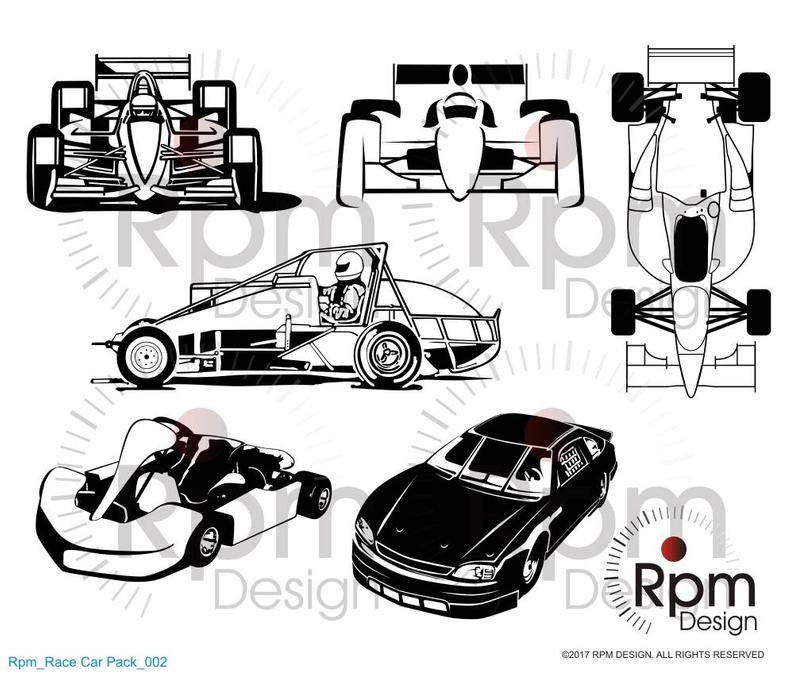 794x675 Race Car Indy Sprint Car Go Kart Stock Car Etsy