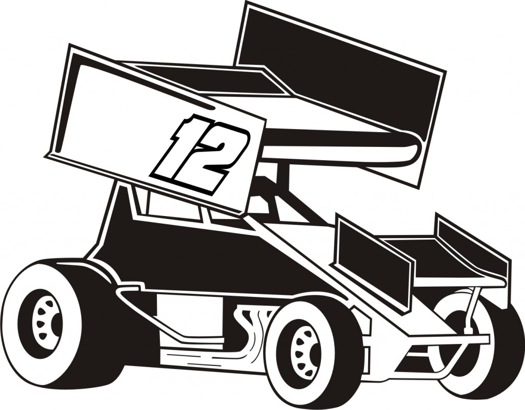 Sprint Car Vector At Collection Of Sprint Car Vector