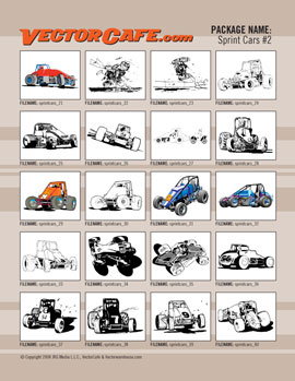 Sprint Car Vector at Vectorified.com | Collection of Sprint Car Vector ...