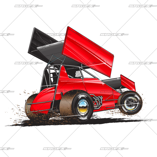 Sprint Car Vector at Vectorified.com | Collection of Sprint Car Vector ...