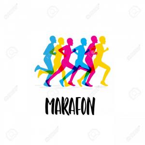 300x300 Running Man Marathon Logo Jogging Emblems Label Vector Catchsplace