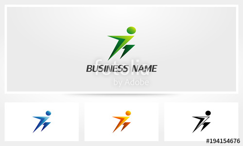 500x300 Sprint Run Logo Stock Image And Royalty Free Vector