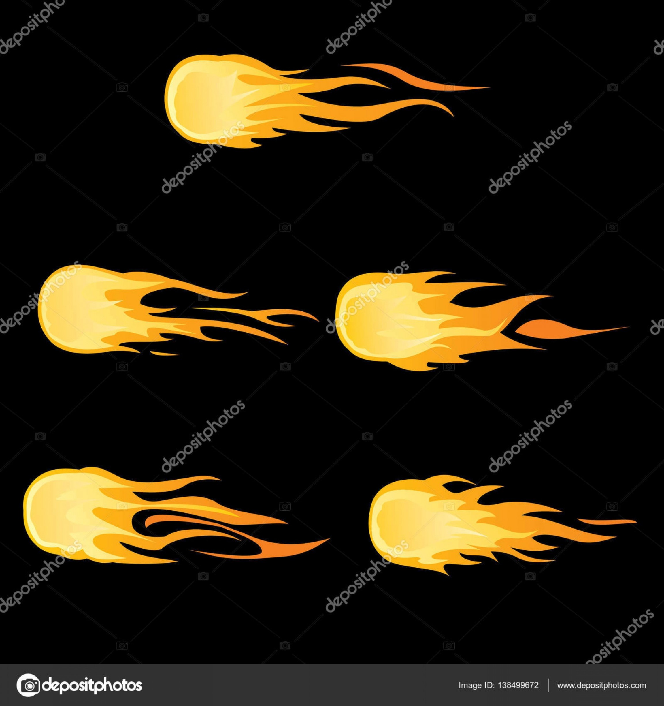 2304x2448 Stock Illustration Vector Fireball Animation Sprite Sheet Soidergi