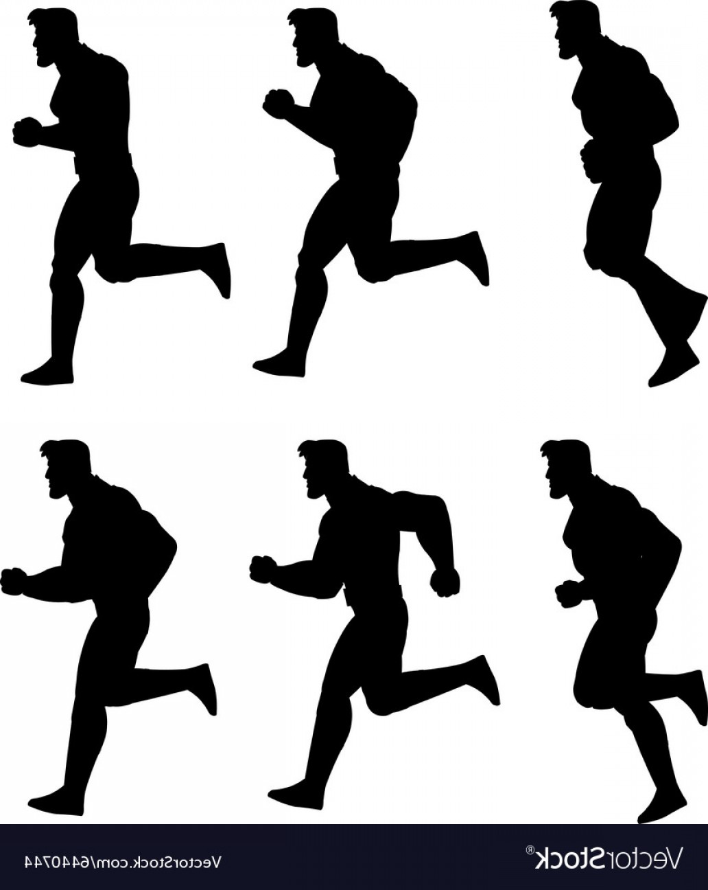 1032x1296 Running Man Silhouette Animation Sprite Vector Createmepink