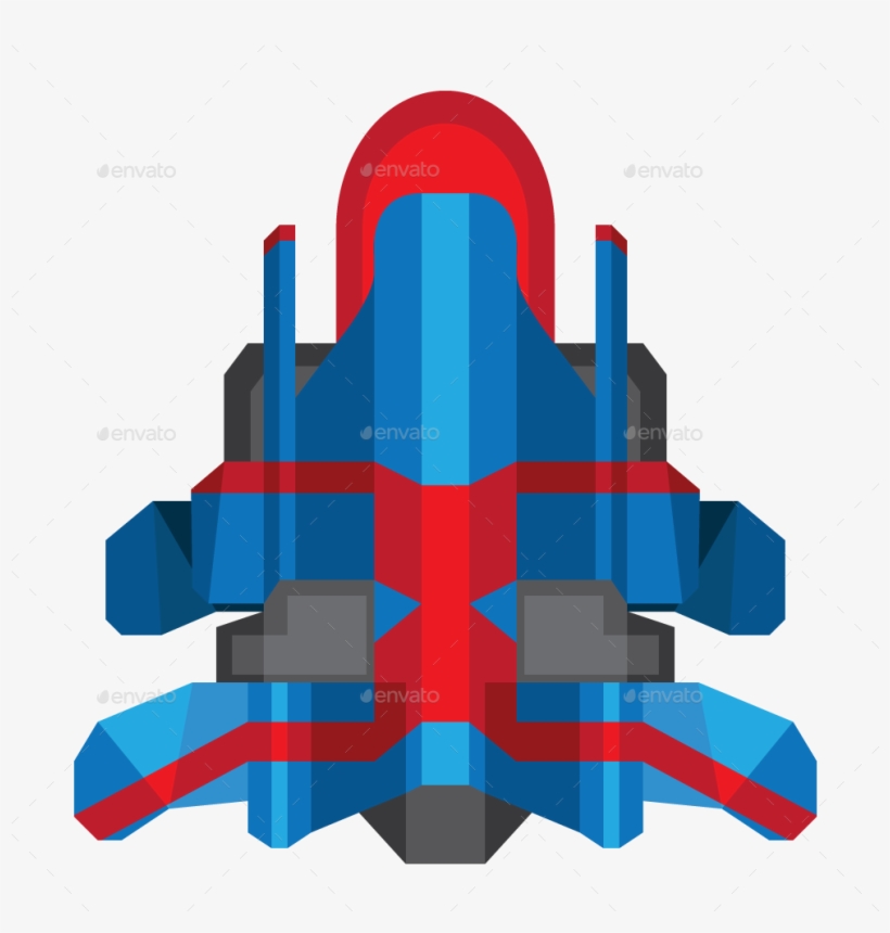820x860 Vector Space Ship