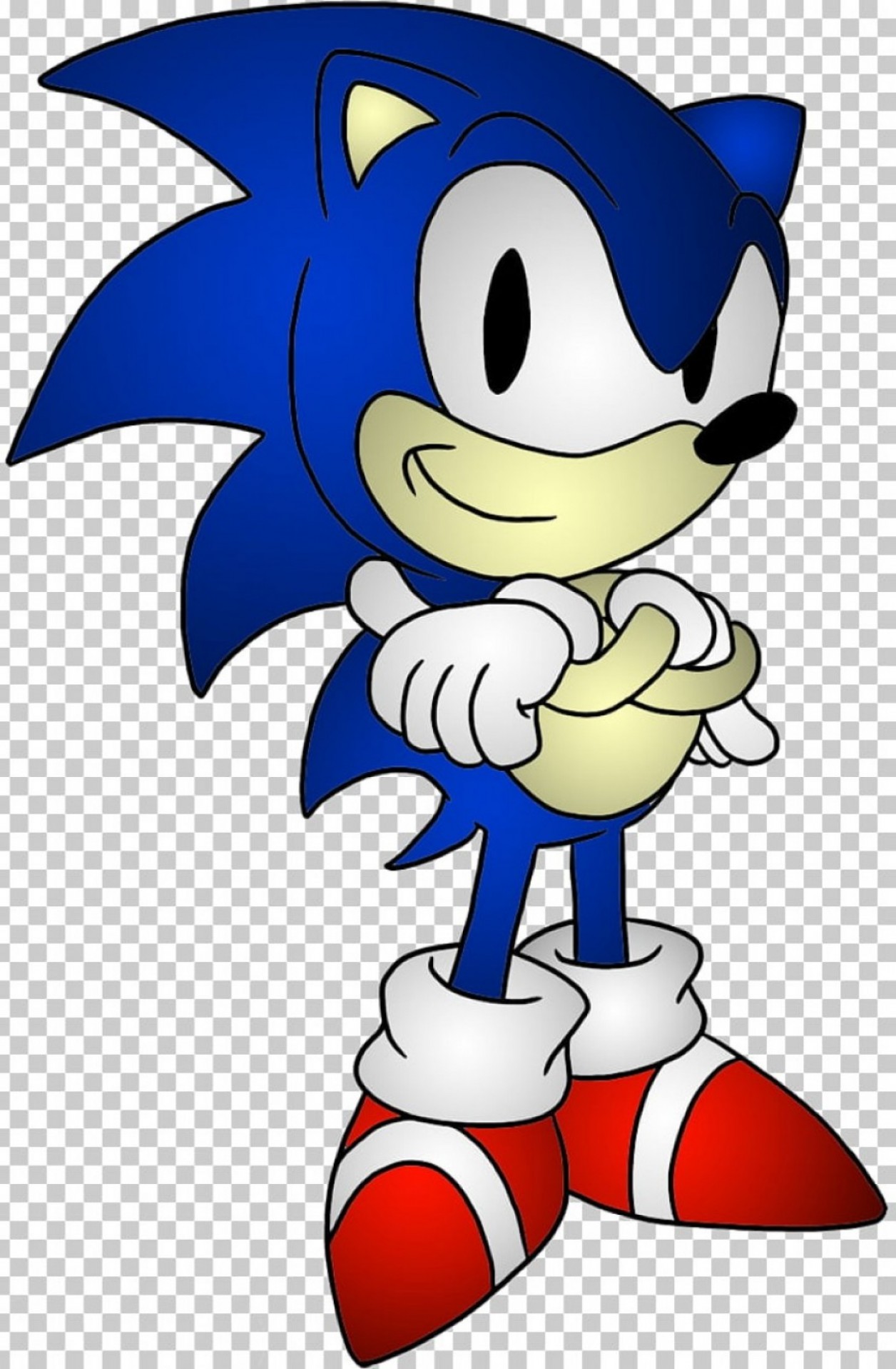 1256x1917 Chaotix Vector Sprite Hoodamathrun