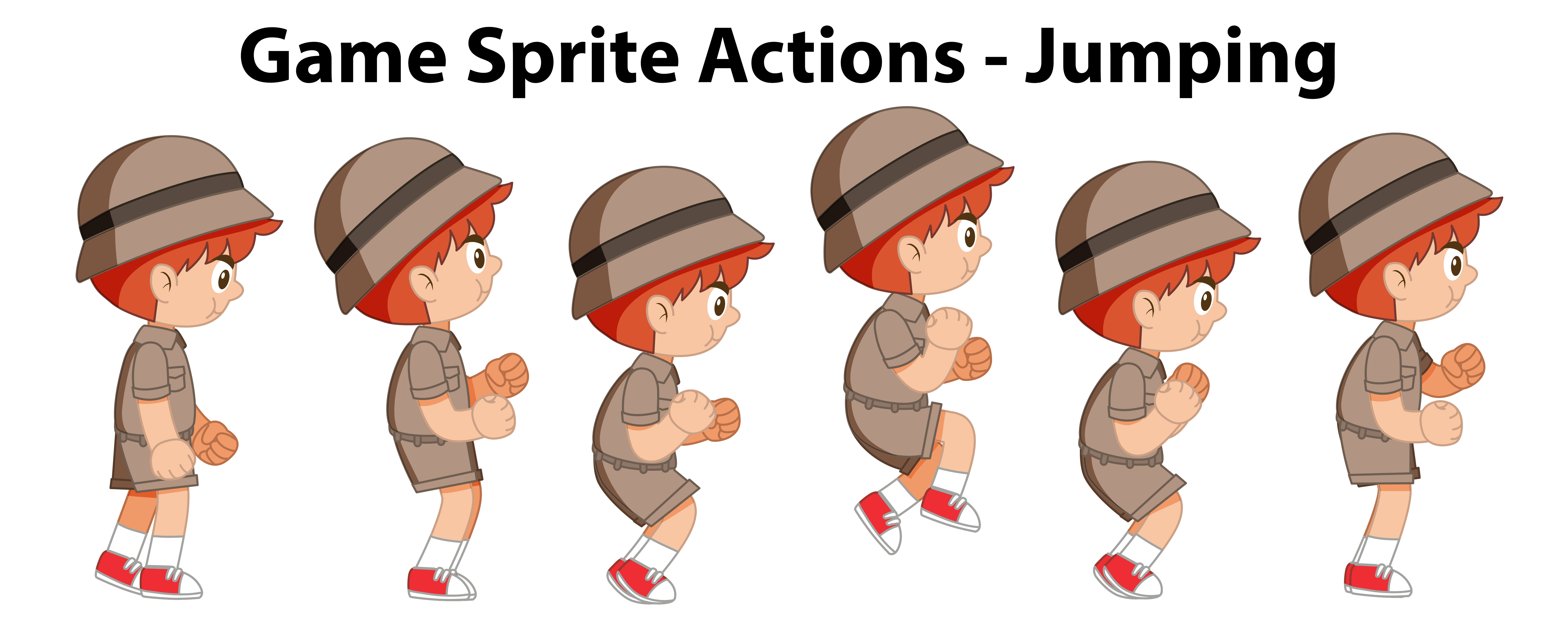 7393x2976 Character Sprites Free Vector Art