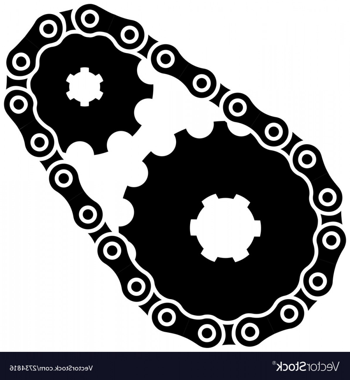 1195x1296 Industrial Chain Sprocket Silhouette Vector Geekchicpro