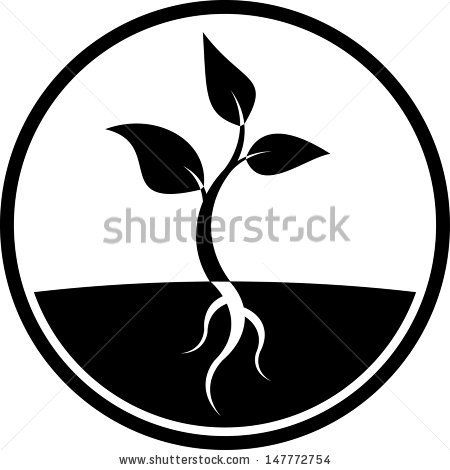 450x470 Plant Sprout Vector Icon Fertile Foundations New Logo Or Group