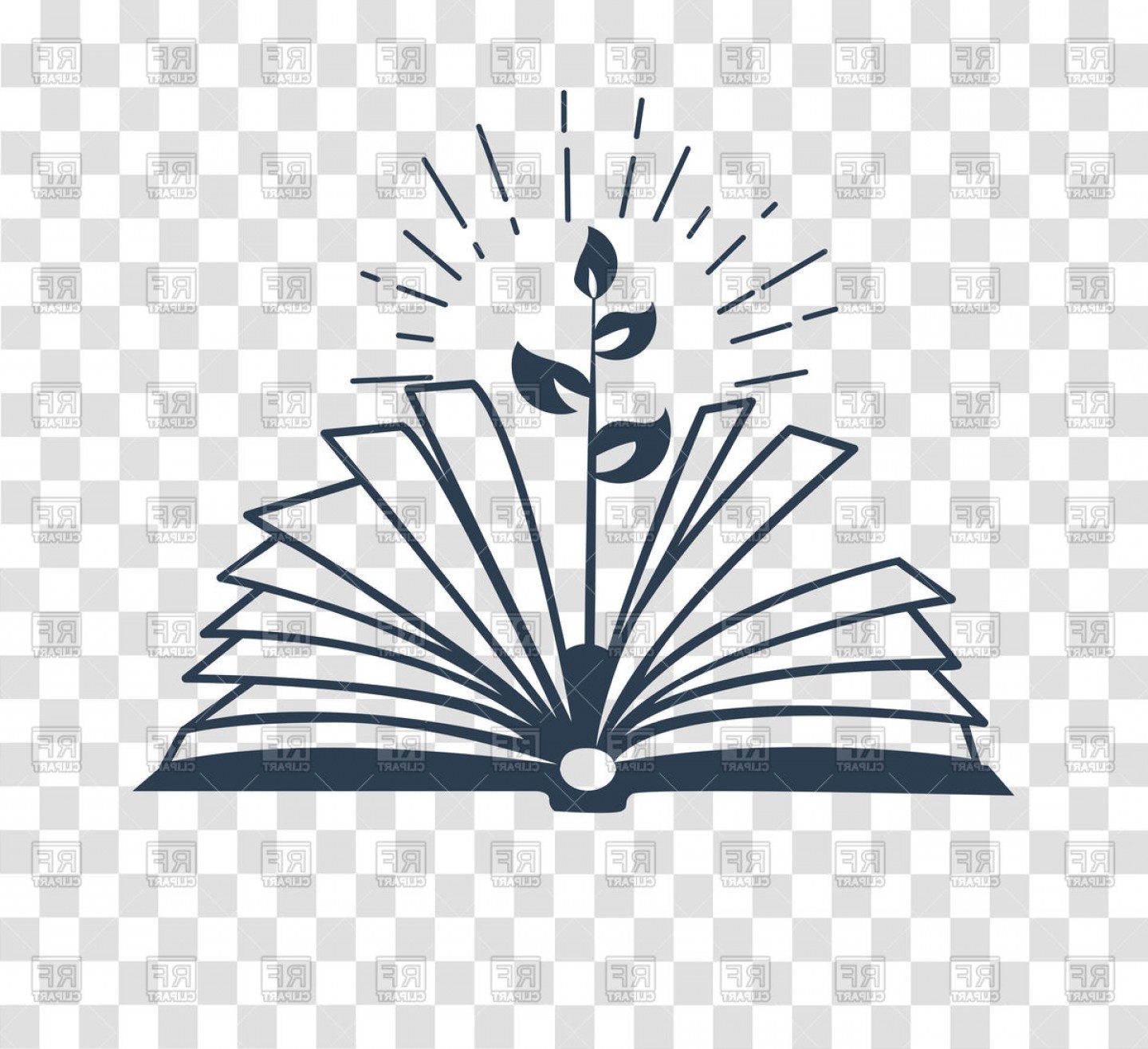 1440x1316 Concept Of Education Book And Sprout Vector Clipart Cqrecords