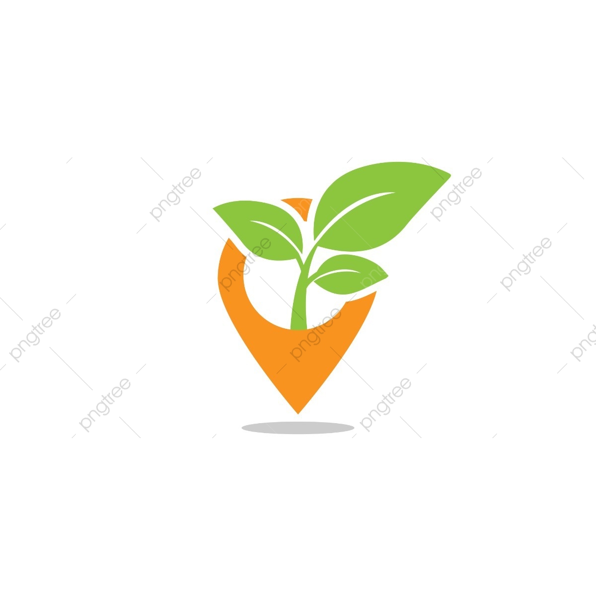 Pin Map Leaf Sprout Agriculture Logo Design Template Vector 1200x1200 Pin Map Leaf Sprout Agriculture Logo Design Template Vector
