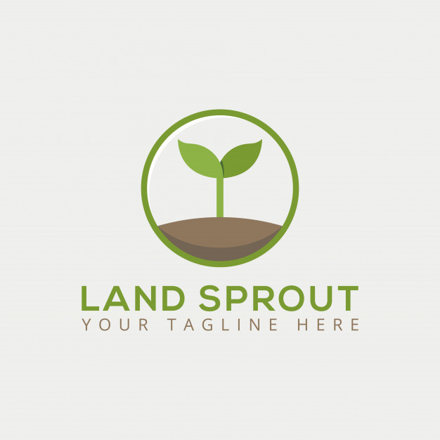 Sprout Land Leaf Tree Sprout On The Ground Logo Vector Premium 626x626 Sprout Land Leaf Tree Sprout On The Ground Logo Vector Premium