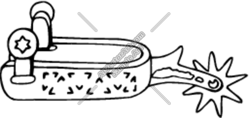 500x238 Spur Clipart And Vectorart Misc Graphics