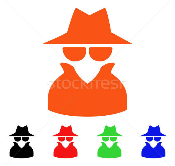 600x570 Spy Vector Icon Vector Illustration Victor Ivlichev