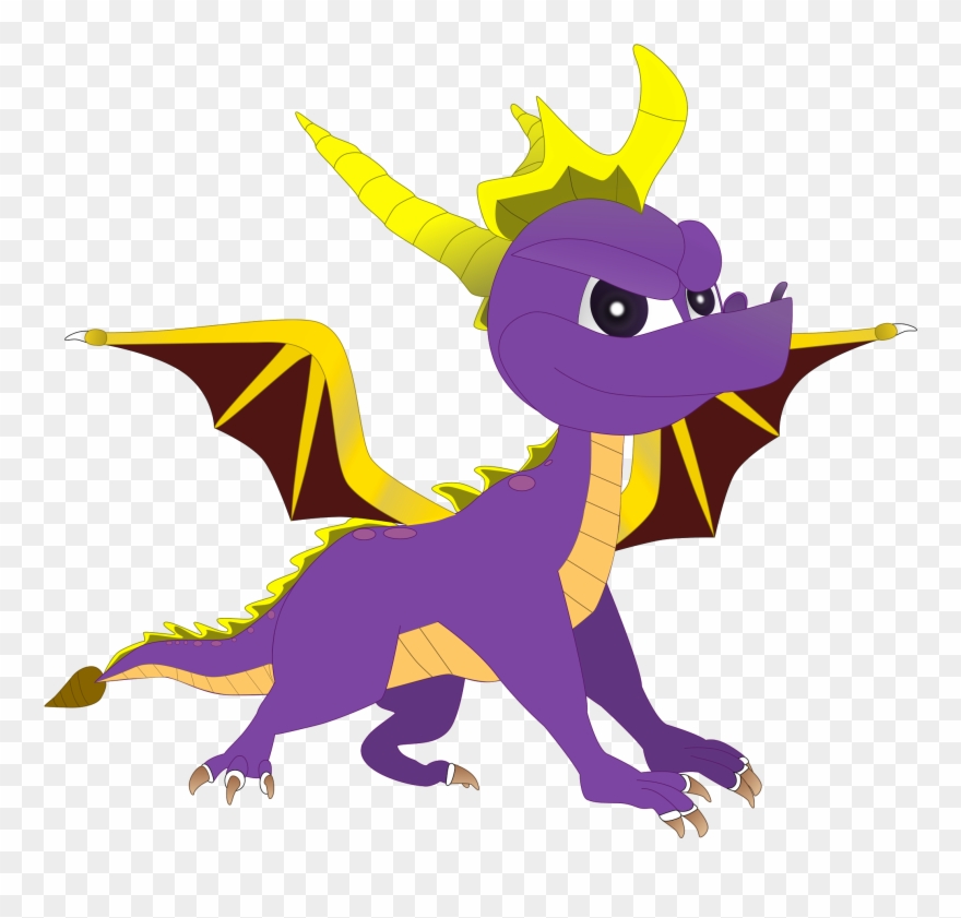 880x841 Spyro The Dragon Vector Clipart