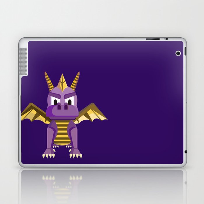 700x700 Spyro Vector Character Fanart Laptop Ipad Skin