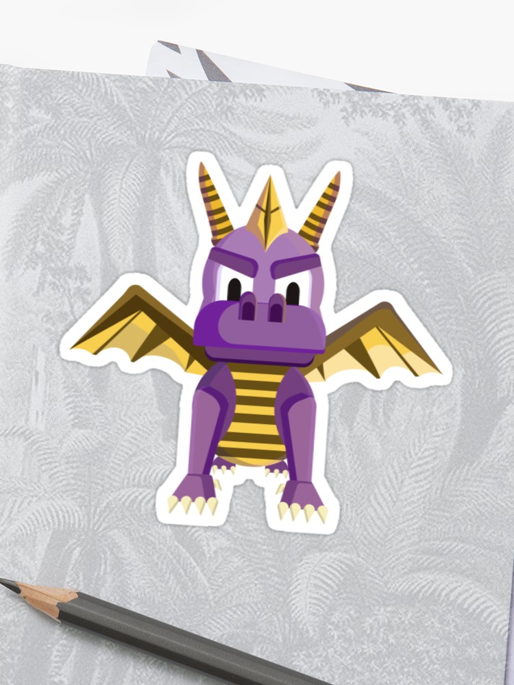 750x1000 Spyro Vector Character Fanart Sticker