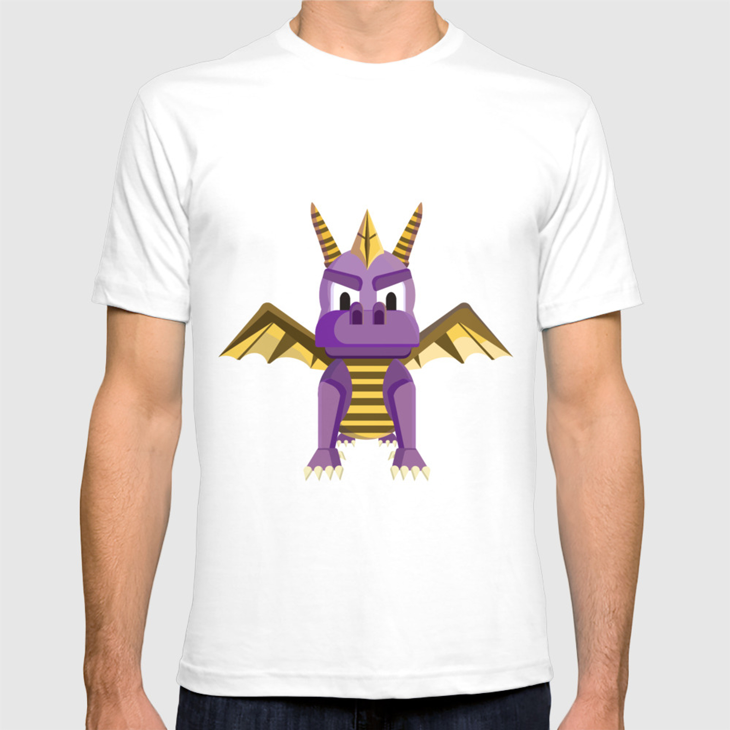 1500x1500 Spyro Vector Character Fanart T Shirt
