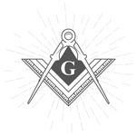 150x150 Freemason Square And Compass Vector Image Of Fonts Type